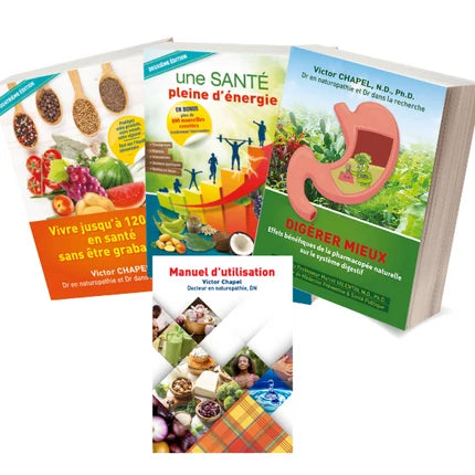 Livres de Victor Chapel sur la naturopathie et le bien-être